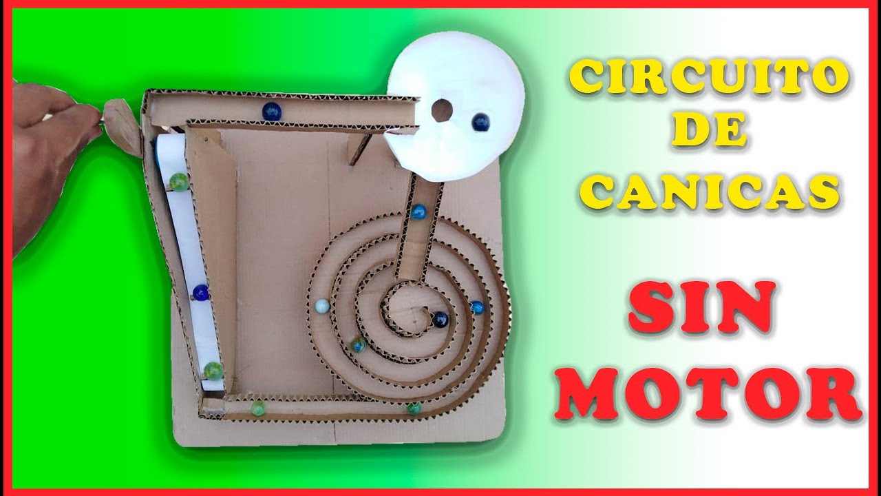 HICE un CIRCUITO de CANICAS sin MOTOR