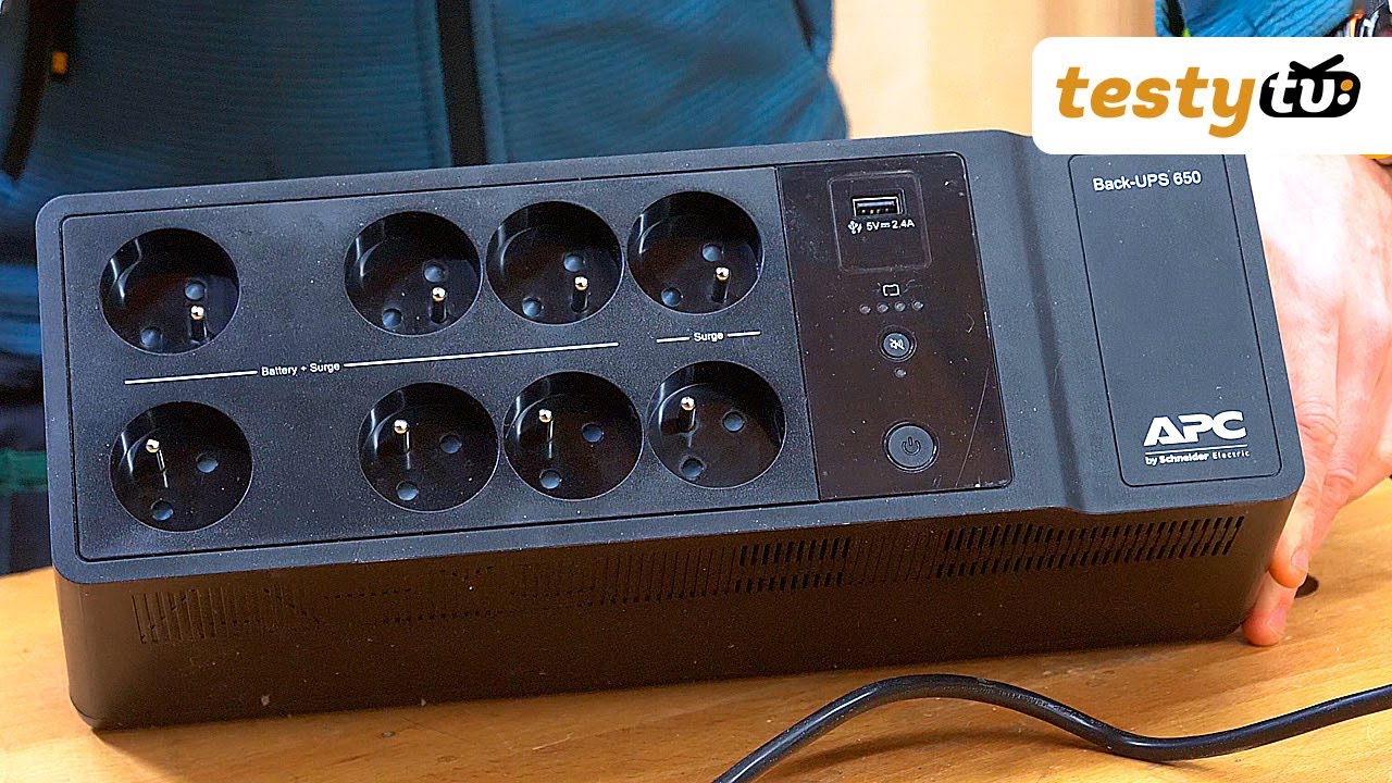 APC: Back-UPS BE650G2-CP - zasilacz bezprzerwowy z ochroną linii danych