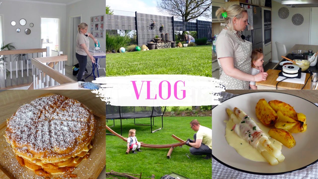 VLOG🇩🇪: 🌸мамские будни / медовые вафли 🧇 спаржа на обед / влог за 2 дня🌸