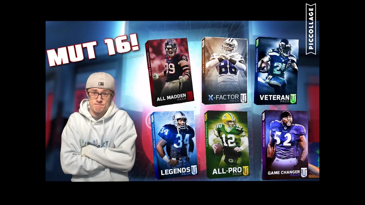 MADDEN 16 PACK OPENING!! Huge Variety of Packs...