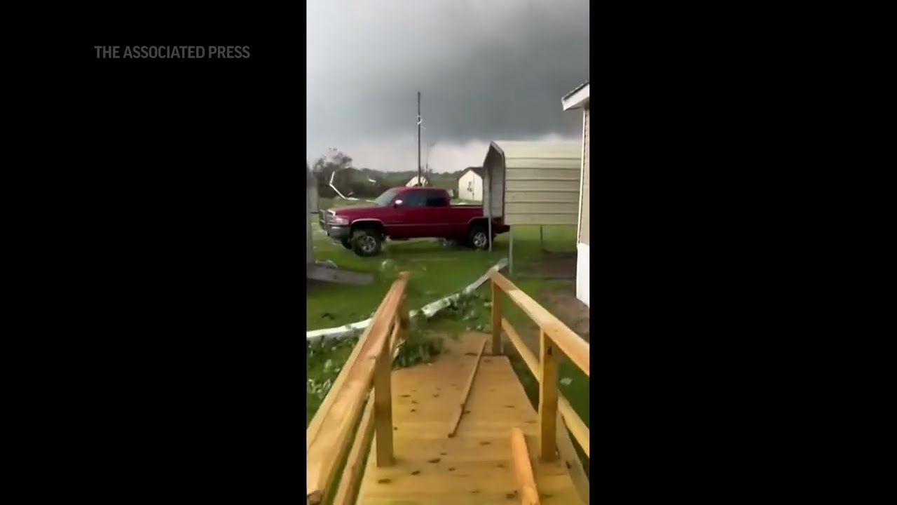 North Carolina tornado's power caught on camera