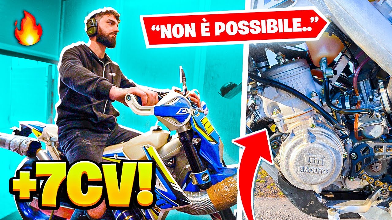 TM SMR 125 COL MOTORE ELABORATO 🔥 Lavori e prova al banco finale ( è un missile 🚀 )