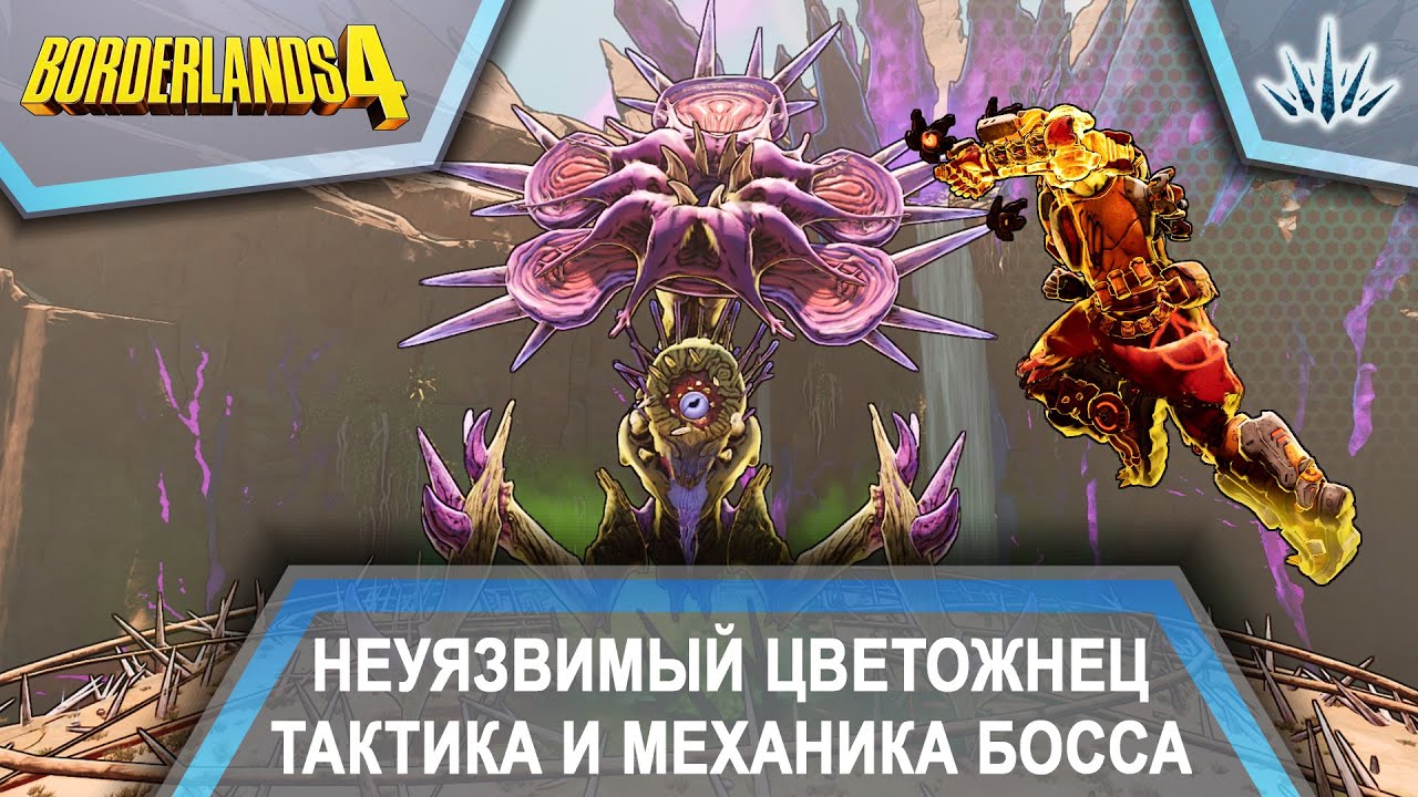 Borderlands 4. Неуязвимый Цветожнец. Тактика и механика босса.