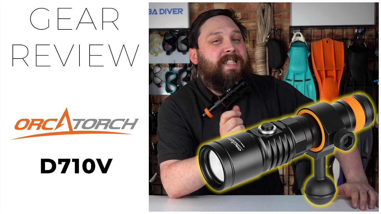OrcaTorch D710V Unboxing – Powerful Photo & Video Dive Light Under $150