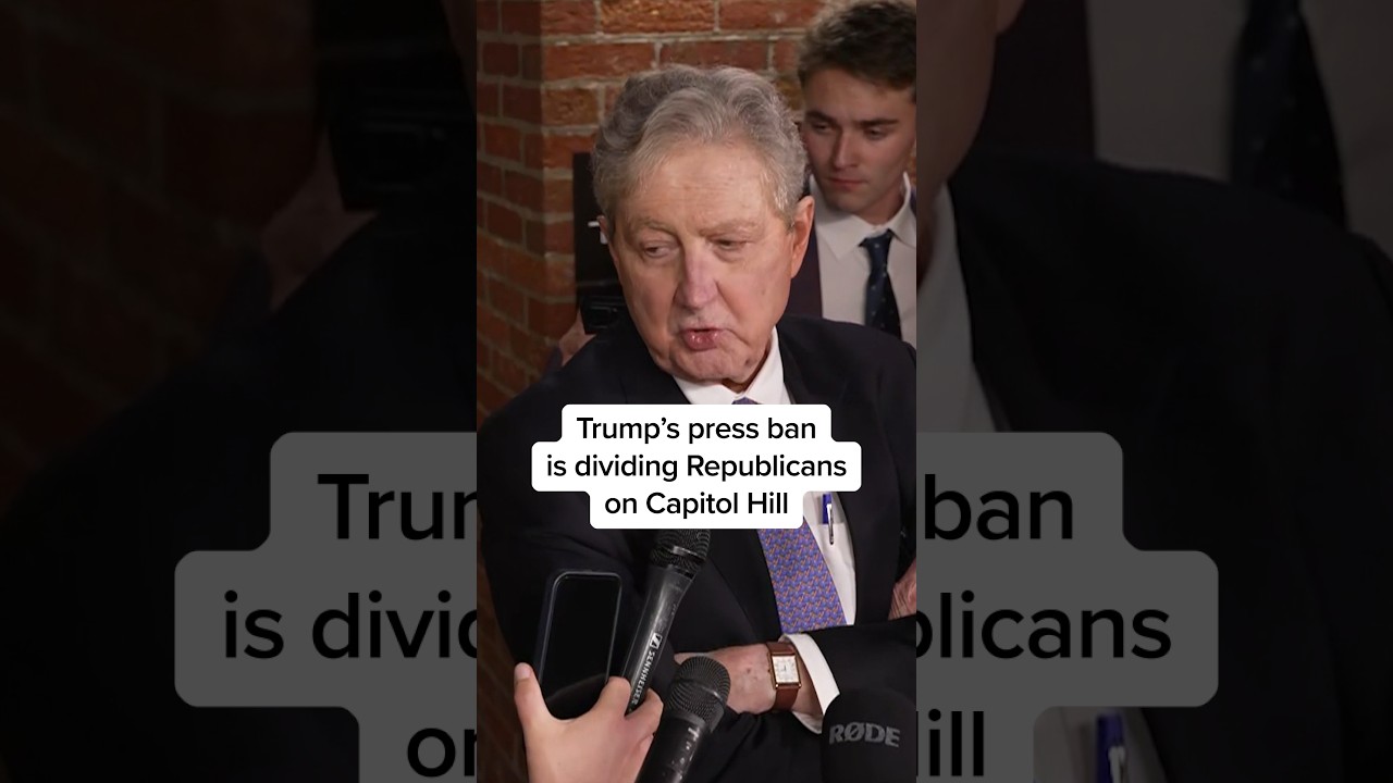 Trump&rsquo;s press ban is dividing Republicans on Capitol Hill