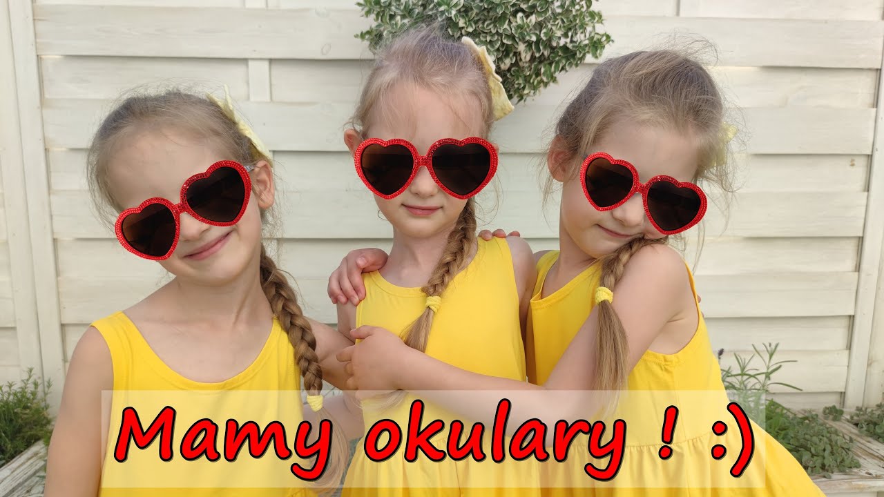 Kupujemy okulary | Reakcja trojaczek