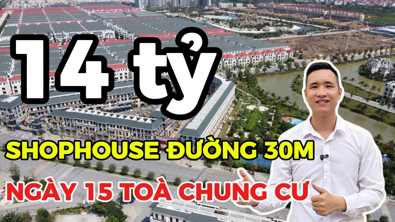 Shophouse đường 30m ngay 15 toà chung cư Masterise đường Đại Dương | Vinhomes Ocean Park 2