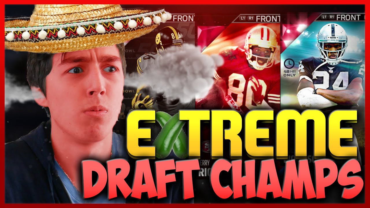 JALAPENO PEPPER EVERY TOUCHDOWN! MADDEN 16 EXTREME DRAFT CHAMPIONS