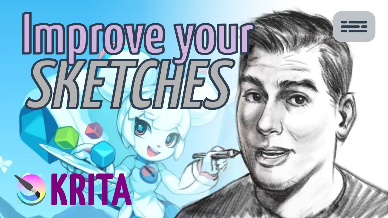 Sketch Better in Krita: Pro Tips + FREE Brushes!