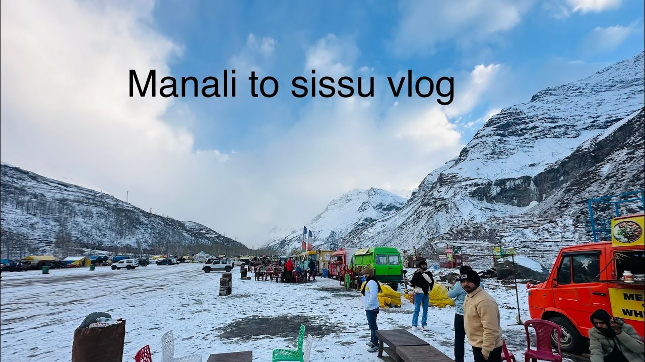 Manali To Sissu🏔️ Itna Traffic😳 Snow me maza aagya❤️ endeavour 360degree ghuma di🫶
