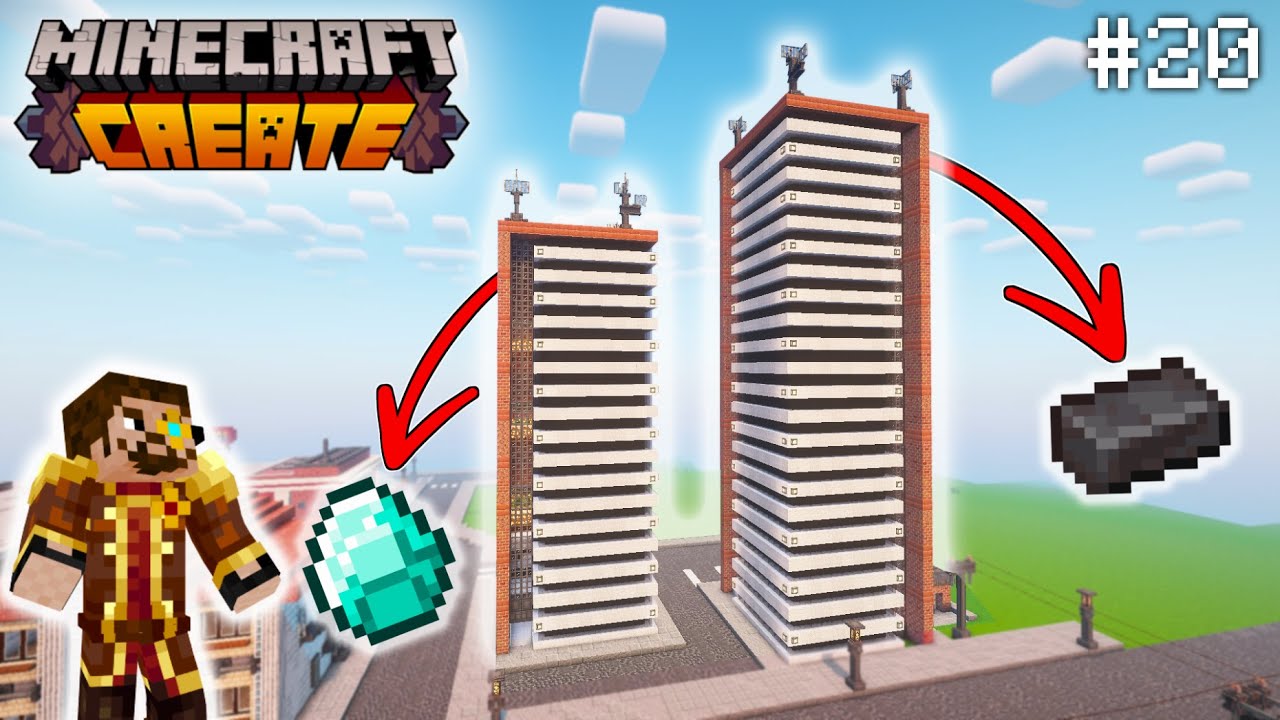 Stal jsem se NEJBOHATŠÍM HRÁČEM v Minecraft Create mod!