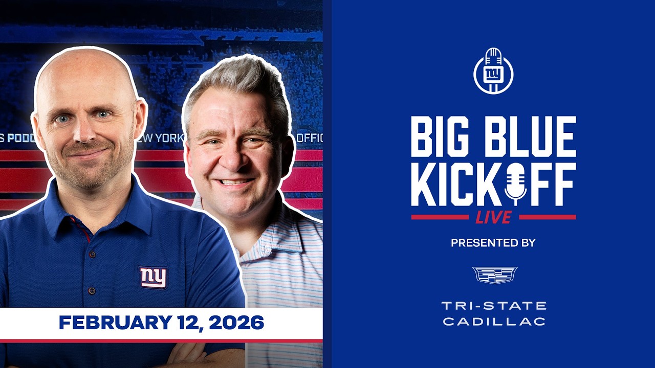 February 12, 2026 | Big Blue Kickoff Live | New York Giants