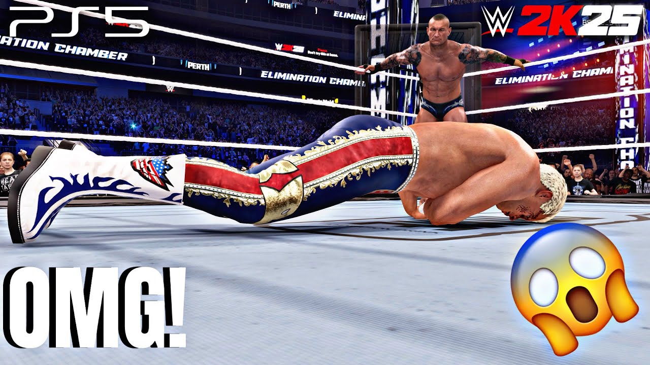 WWE 2K25 - 6 Man Elimination Chamber Match (Orton v Cody v LA v Trick v Je'von v Jey) - EC 26 | PS5