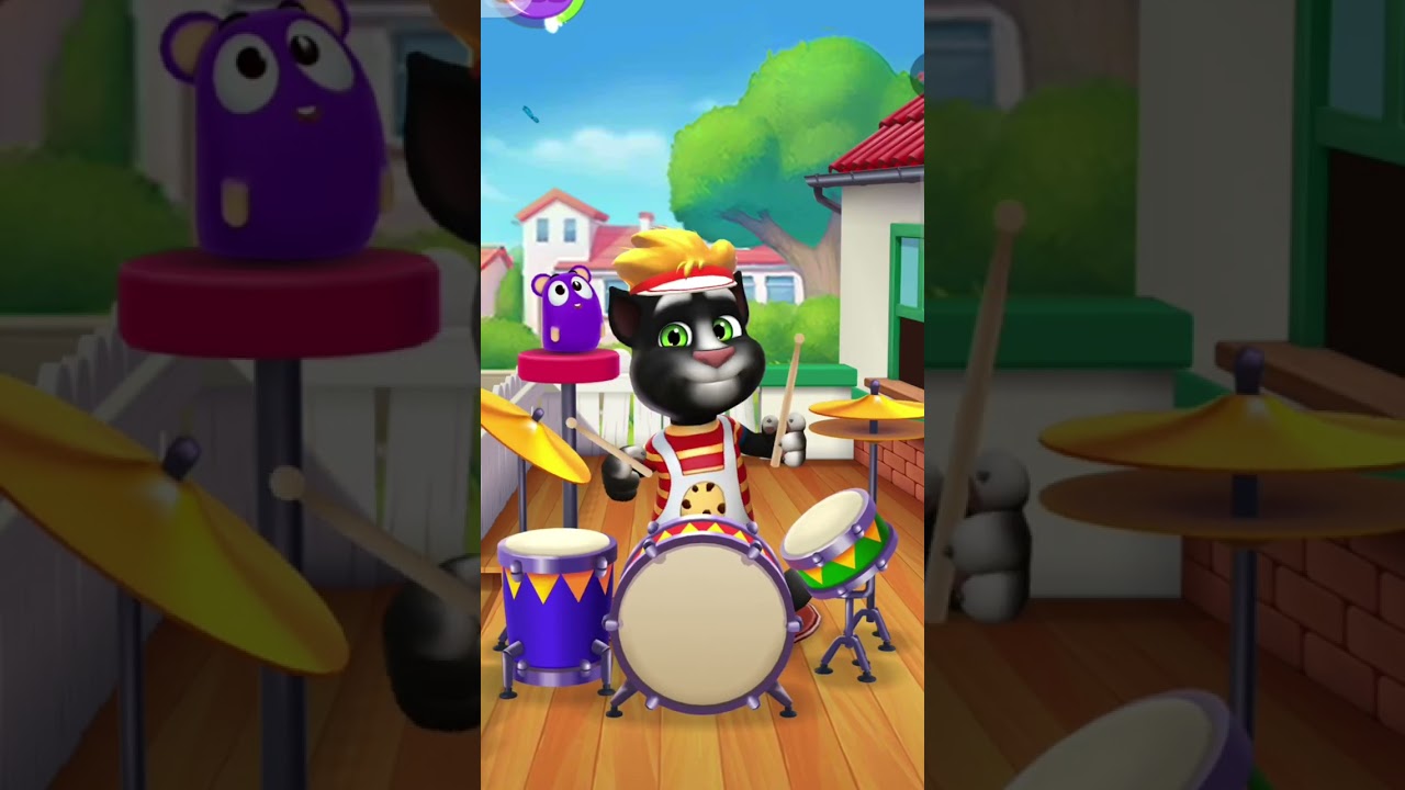 Viral My talking tom 2 #shorts # live #trending #viraltom #funnycat #satisfying  #game #funny  #tom