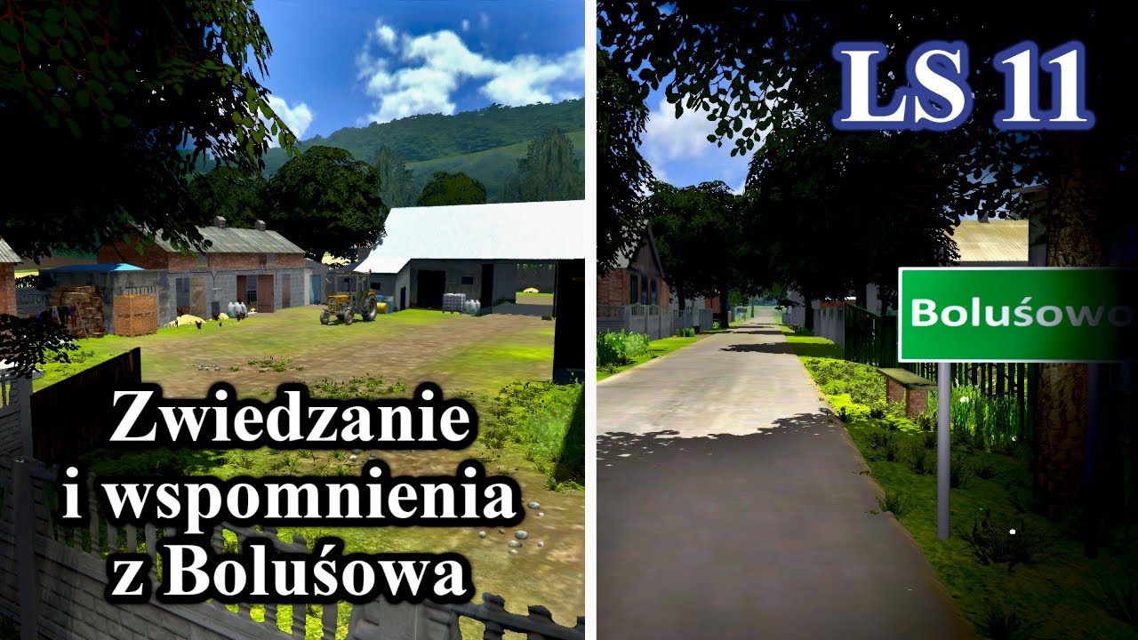 Zwiedzanie mapy Boluśowo v2 z LS 11 | Wspomnienia z przeszłości | Symulator Farmy 2011 - Odc. 3