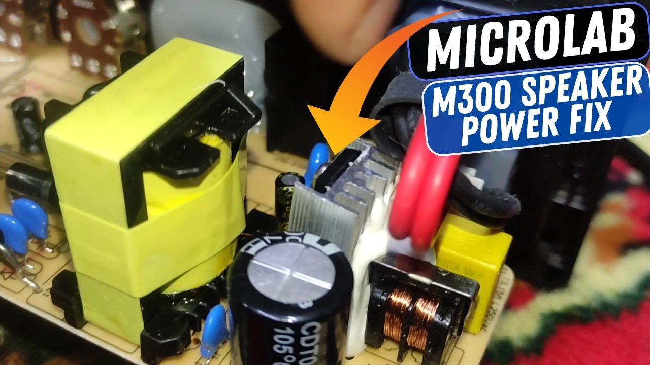 Microlab M300 Speaker Power Fix: DIY Repair Guide Revealed | Created by Afjal Hossain