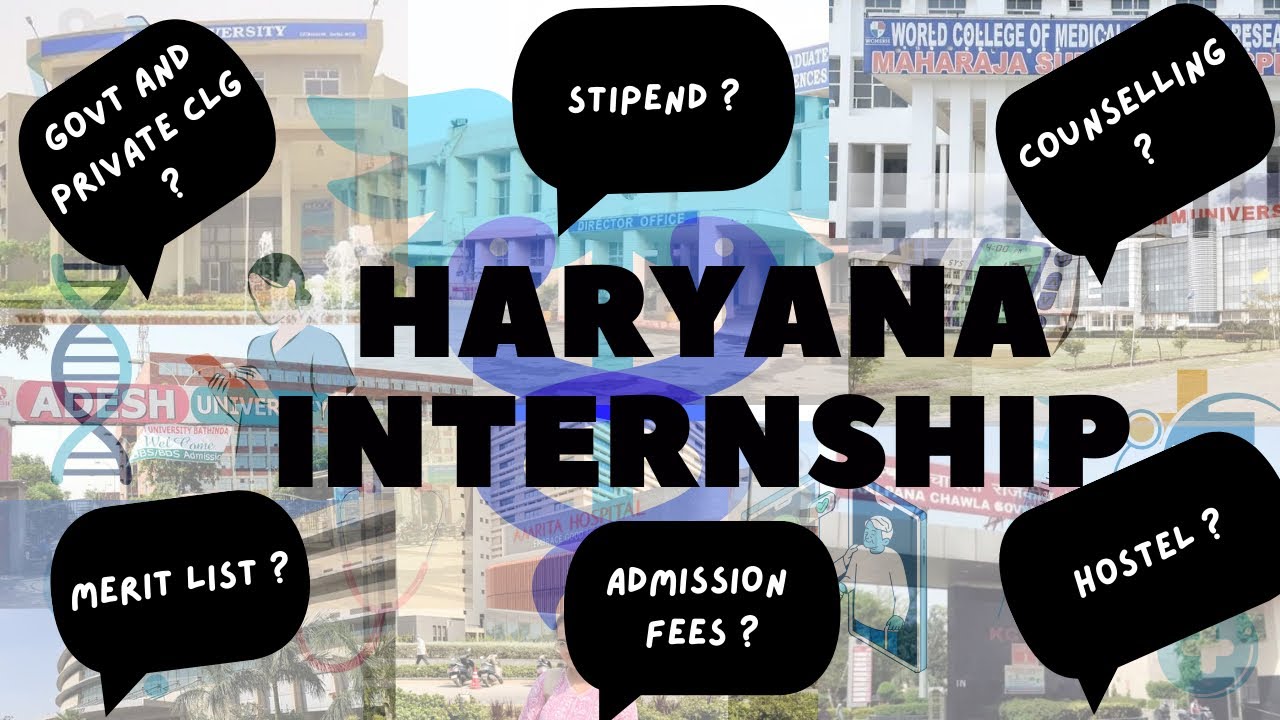 “HARYANA INTERNSHIP COUNSELLING FOR FMG’s 2025 | Govt vs private , stipend , fees , merit list “