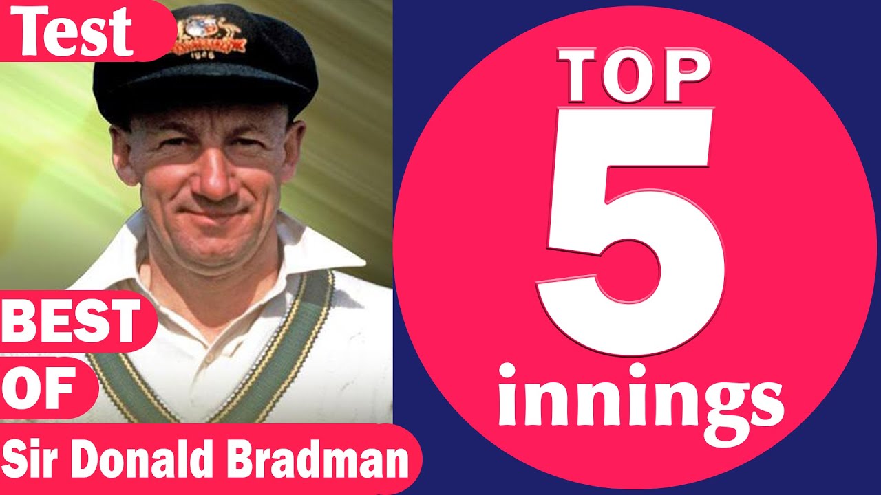 Sir Donald Bradman Top 5 Test innings 🔴 BEST INNINGS EVER CRICKET