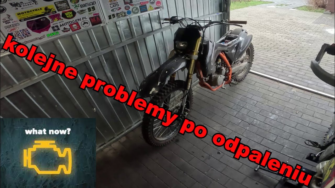 Po ustawianiu zaworów i gaźnika zaczął odpalać ale...| Diabolini 250