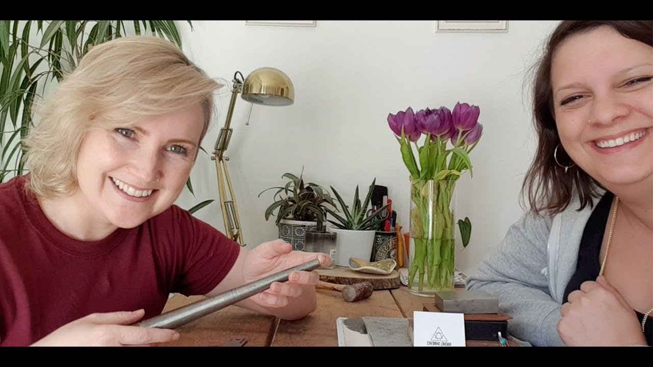 Fold Forming Metal & Flame Colouring With Kim & Rachel | 12 Months Of Metal