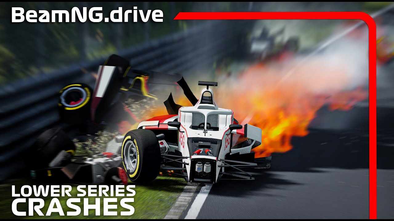 Open Wheel - Lower Series Crashes | BeamNG.drive