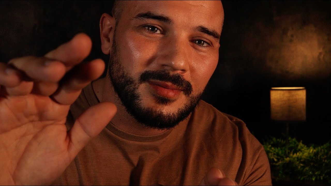 ASMR Comfort You While You Sleep (Caressing Your Face) Keeping You Safe - Whispering for Sleep