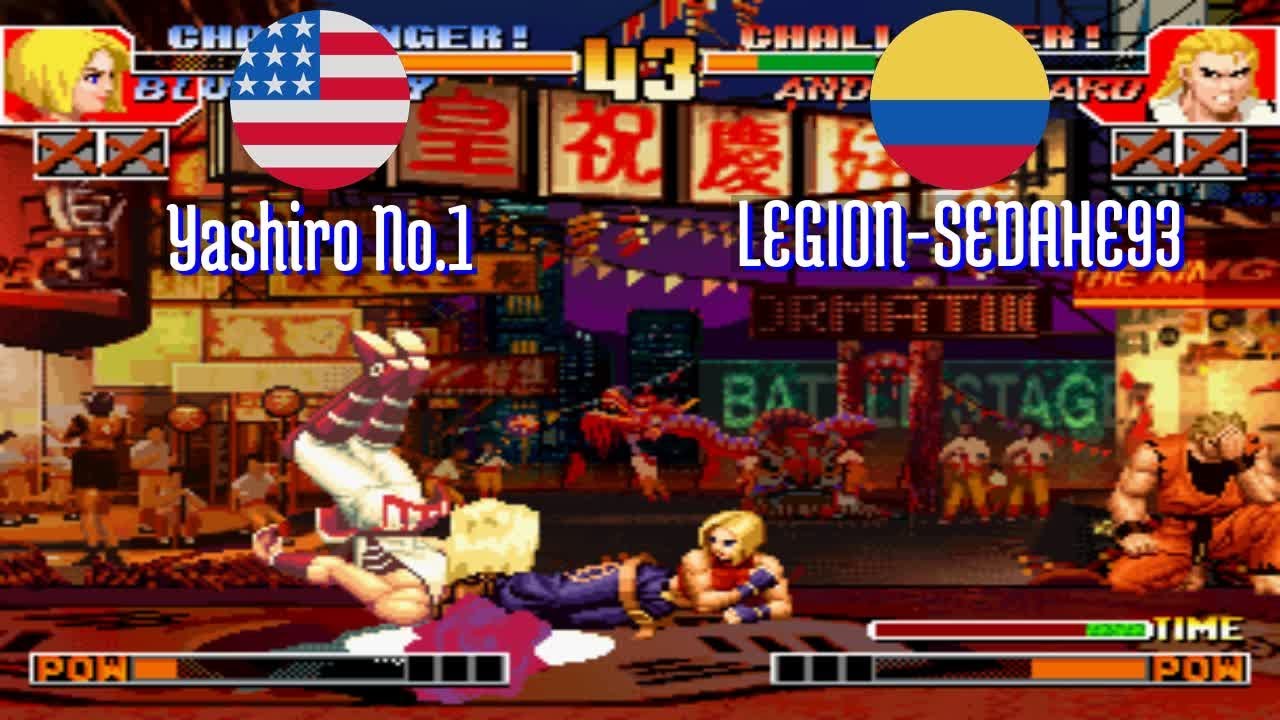 FT5 @kof97: Yashiro No.1 (US) vs LEGION-SEDAHE93 (CO) [King of Fighters 97 Fightcade] Mar 18