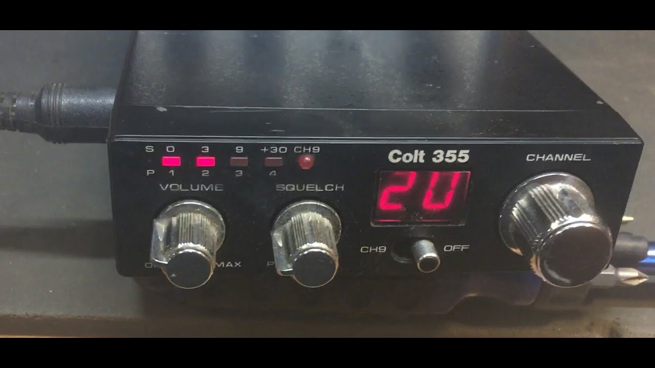 Colt 355 CB Radio Modification Info - Same as this Cobra CB...