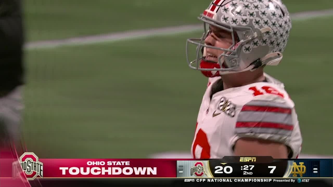 Will Howard has NEARLY PERFECT first half as Ohio State leads Notre Dame | ESPN College Football