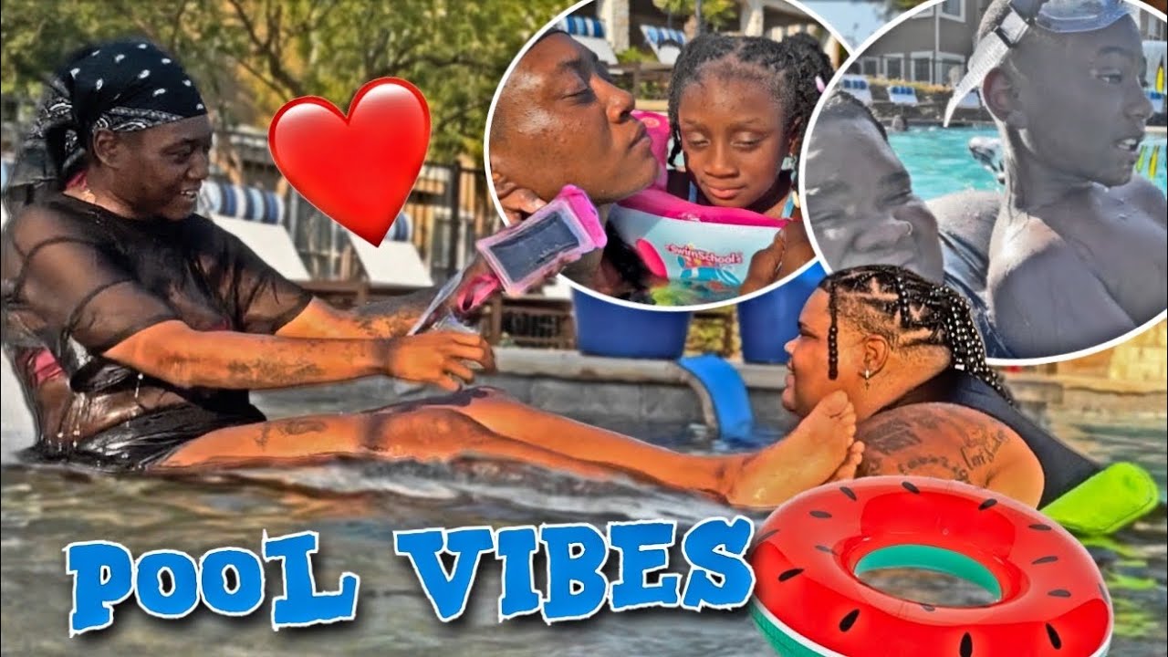 SUNDAY FUNDAY VLOG | COME WITH US TO THE POOL @Rastaswisher30 @ThaDrippPhamily 🏊🏾‍♂️🔥