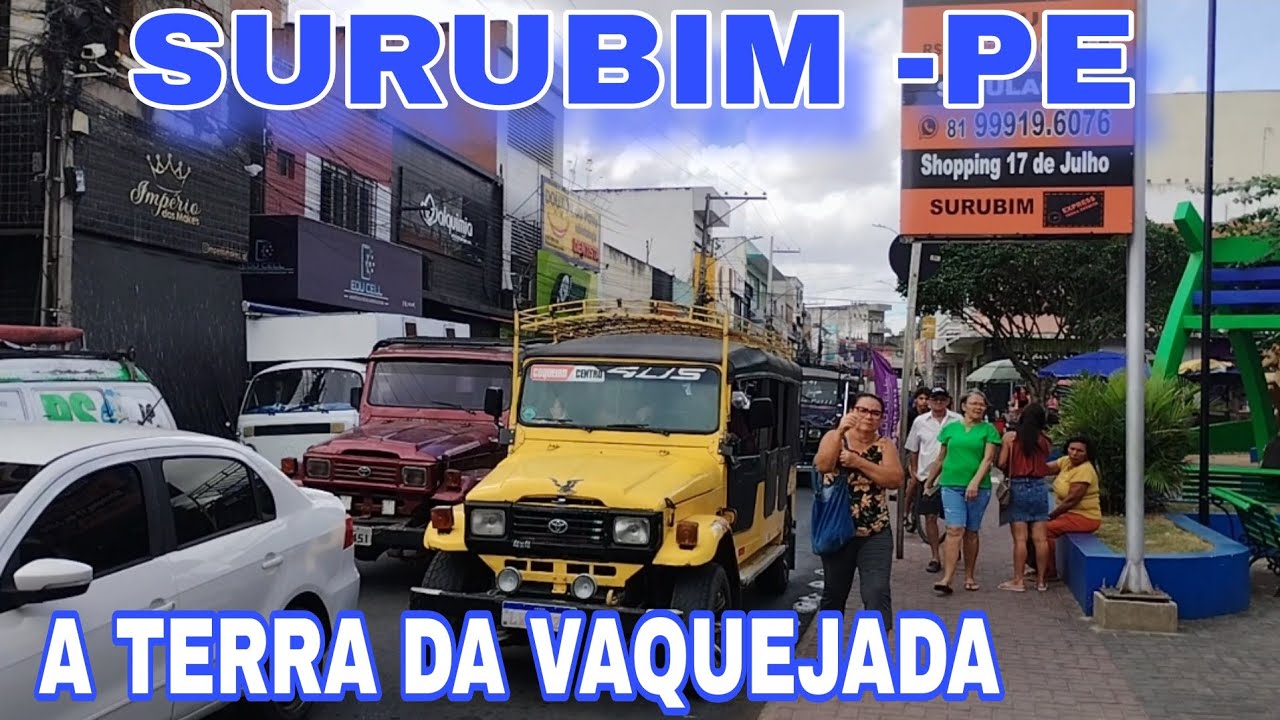 FEIRA LIVRE NO CENTRO COMERCIAL DE SURUBIM -PE 