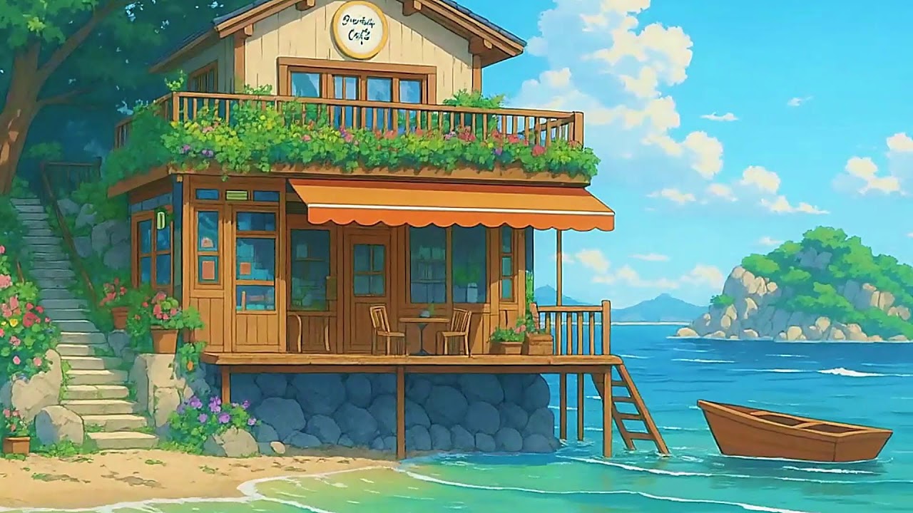 Summer the Sea ☀️ Peaceful Lofi for Coastal Chill Days 🌊 Lofi Hip Hop to Focus/Relax/Feel Good