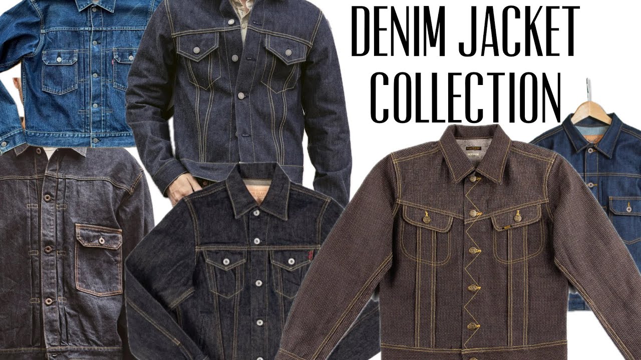 my denim jacket collection (levis, kapital, etc.)