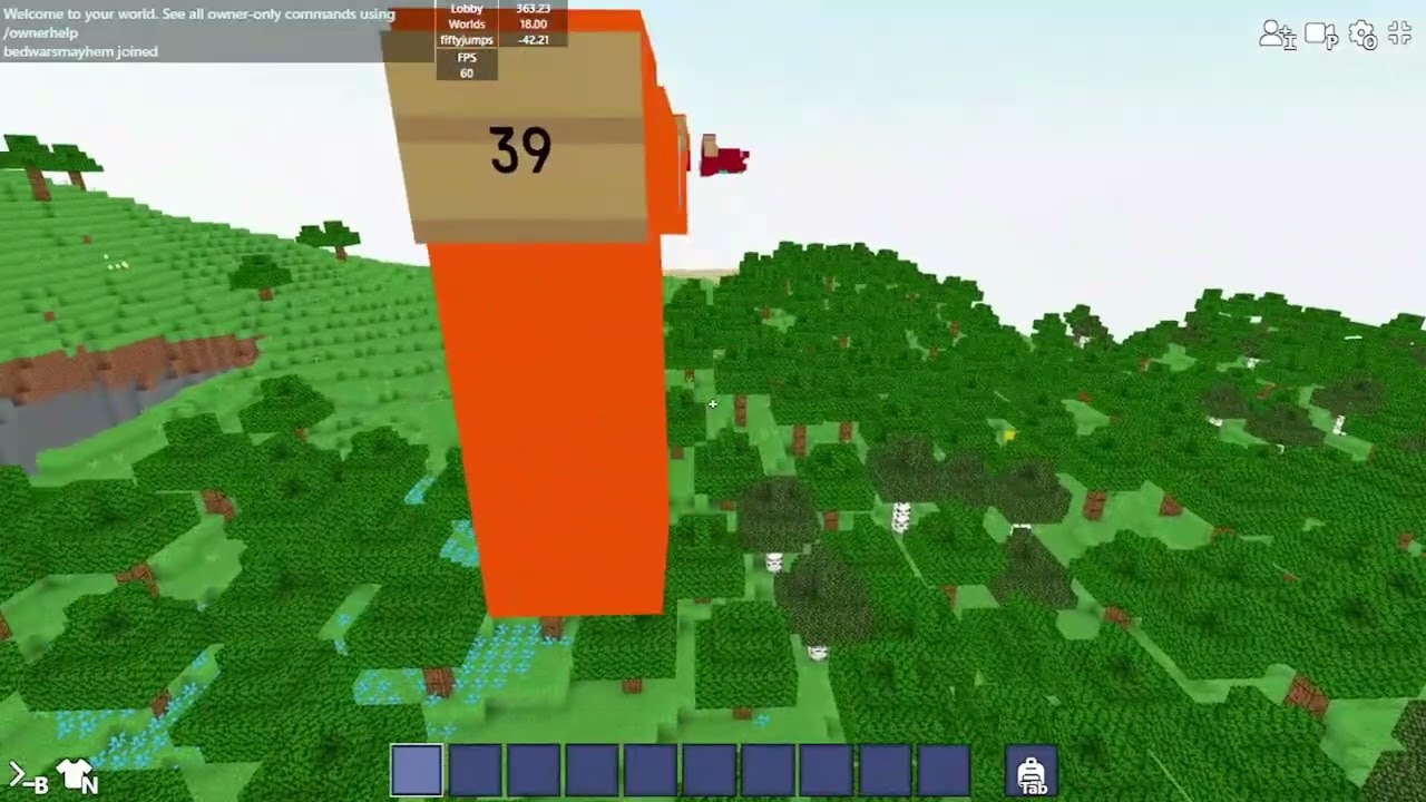 50 bloxd.io parkour jumps in 150 seconds!