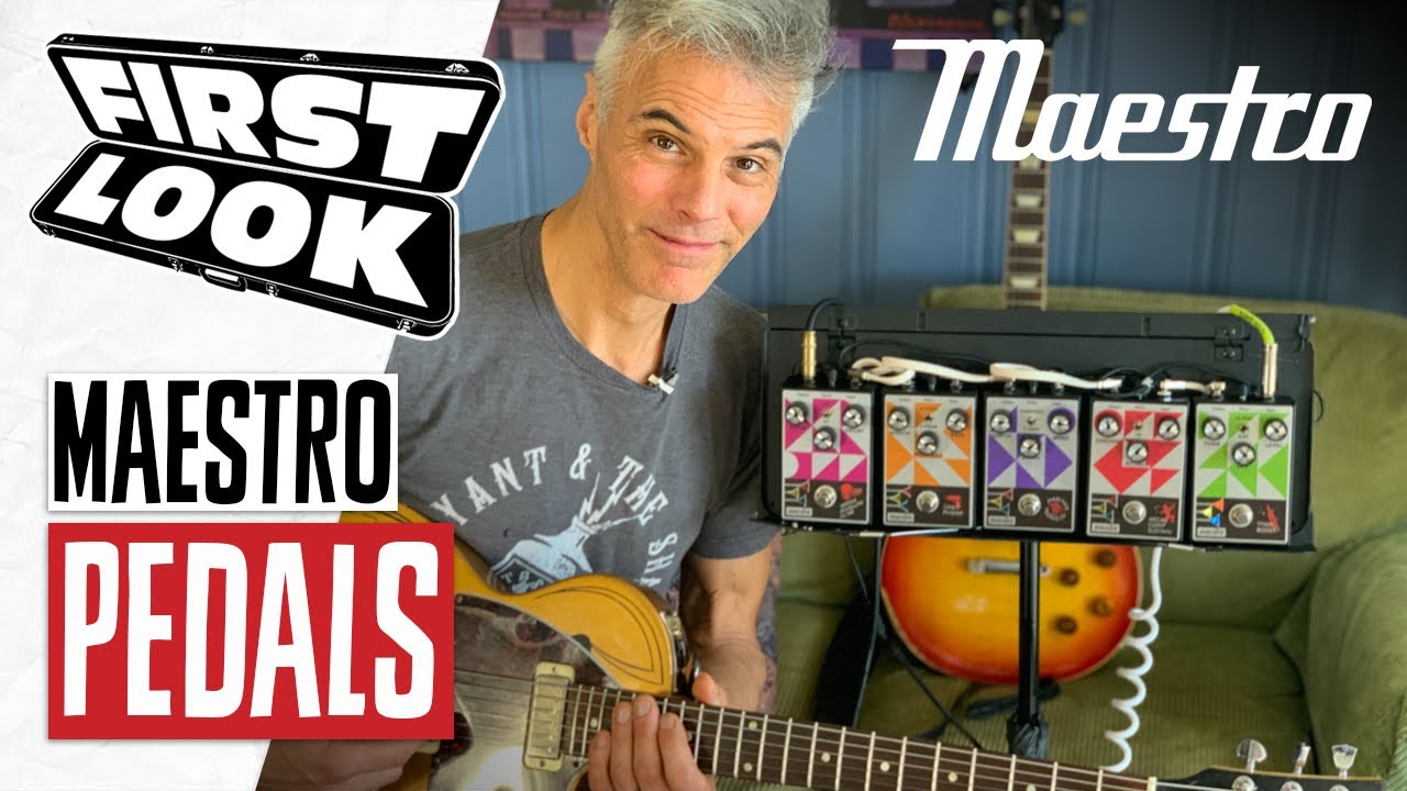 Maestro [Gibson] Mariner Tremolo, Titan Boost, Arcas Compressor, Agena Filter & Orbit Phaser Demos