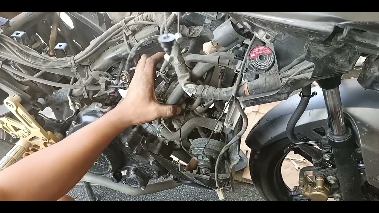 Yamaha Sniper 155 28k odo First time magpa F-i cleaning Isang hibla nalang throttle cable.