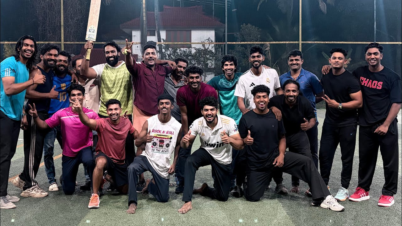 A coffee with RithuRoy & Cricket match with Gym bros