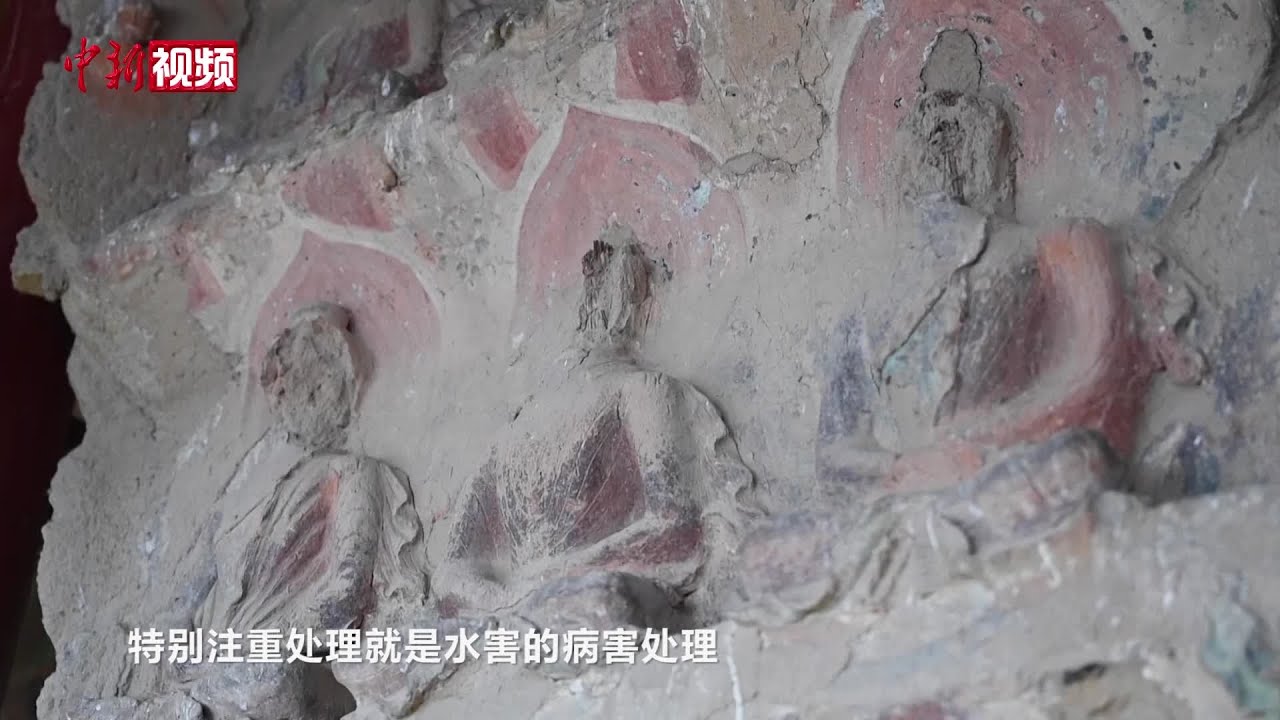 “神马”留印 绝壁开窟！祁连秘境中的马蹄寺石窟群