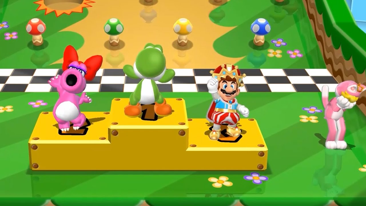 Mario Party 9 - Yoshi vs Mario vs Birdo vs Peach - Who Will Be the Mario Party Star?