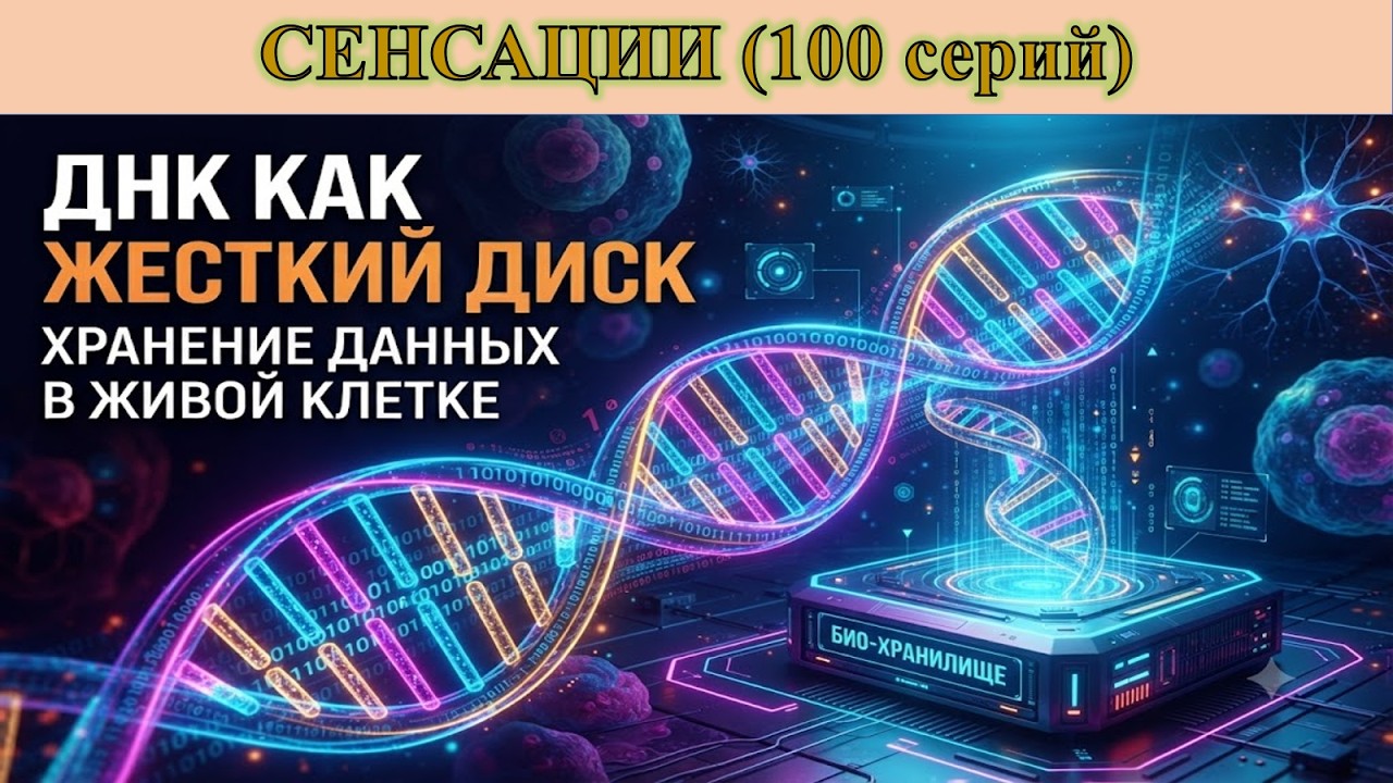 96 ДНК как жесткий диск