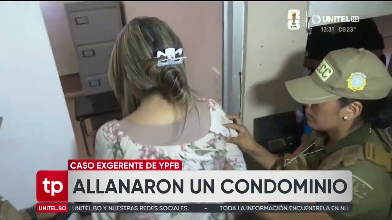 Tras allanamiento, secuestran documentación del inmueble donde vivía la exgerente de YPFB