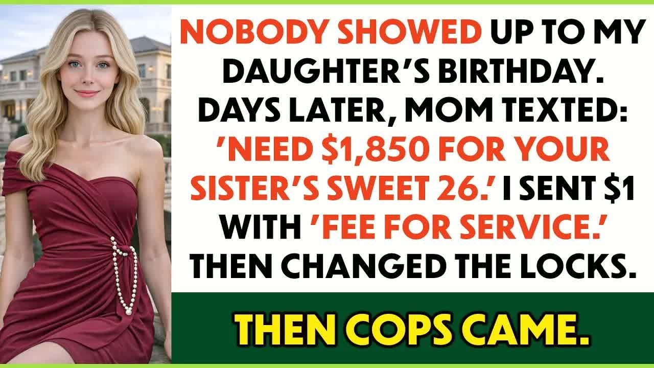 My Family Ghosted My Daughter’s Party Then Demanded $1,850 — And Called Police When I Said No