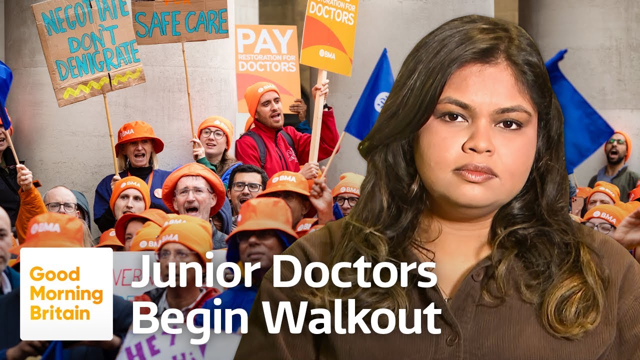 Junior Doctors Begin Three Day Walkout In Battle For 35% Pay Rise | Good Morning Britain