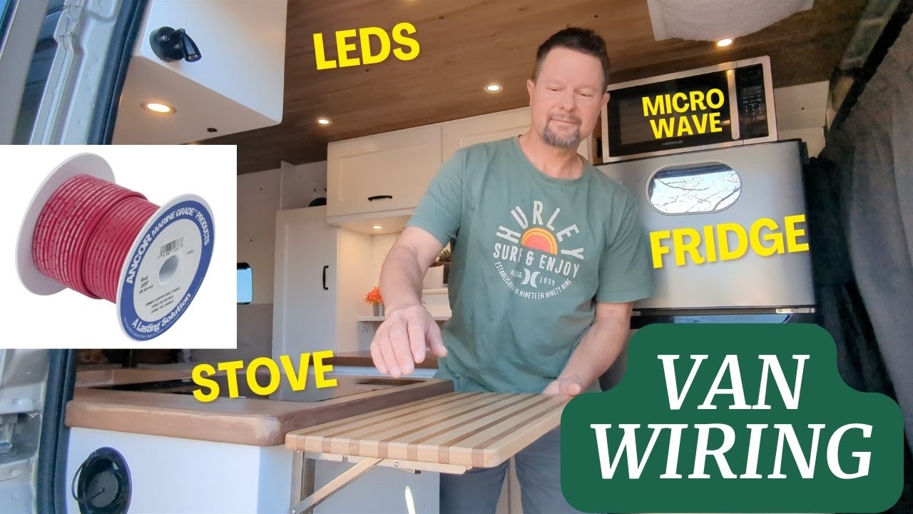 How to run wires in a van, DIY electrical install step 1