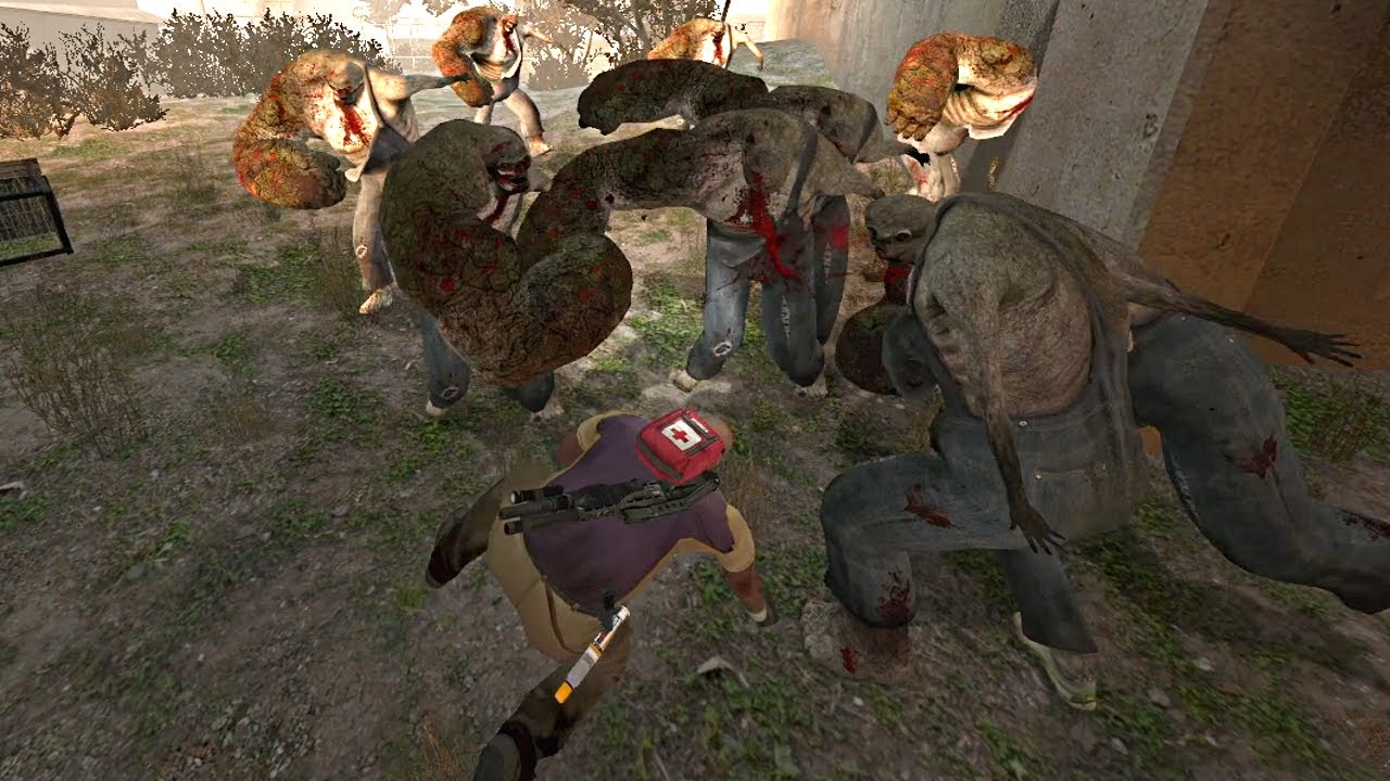 Left 4 Dead 2 BUT All Enemies Are CHARGERS (Solo)