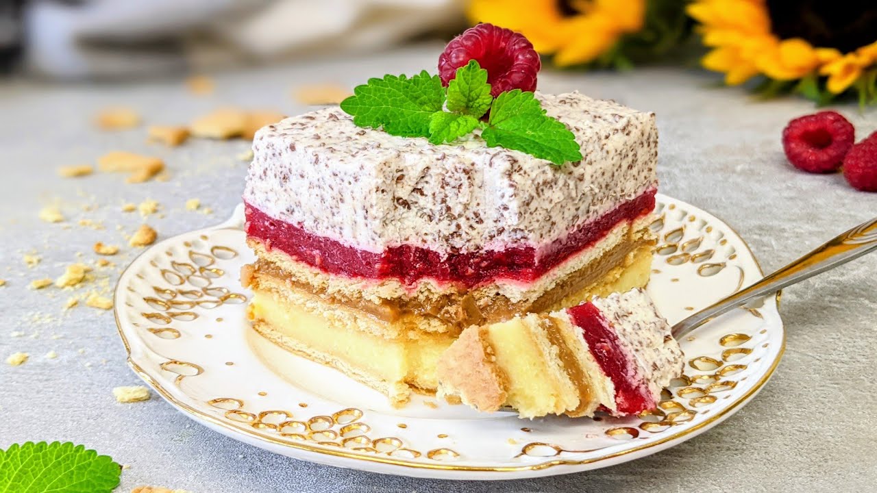 Pyszne ciasto bez pieczenia 3 BIT #ciasto #nobake