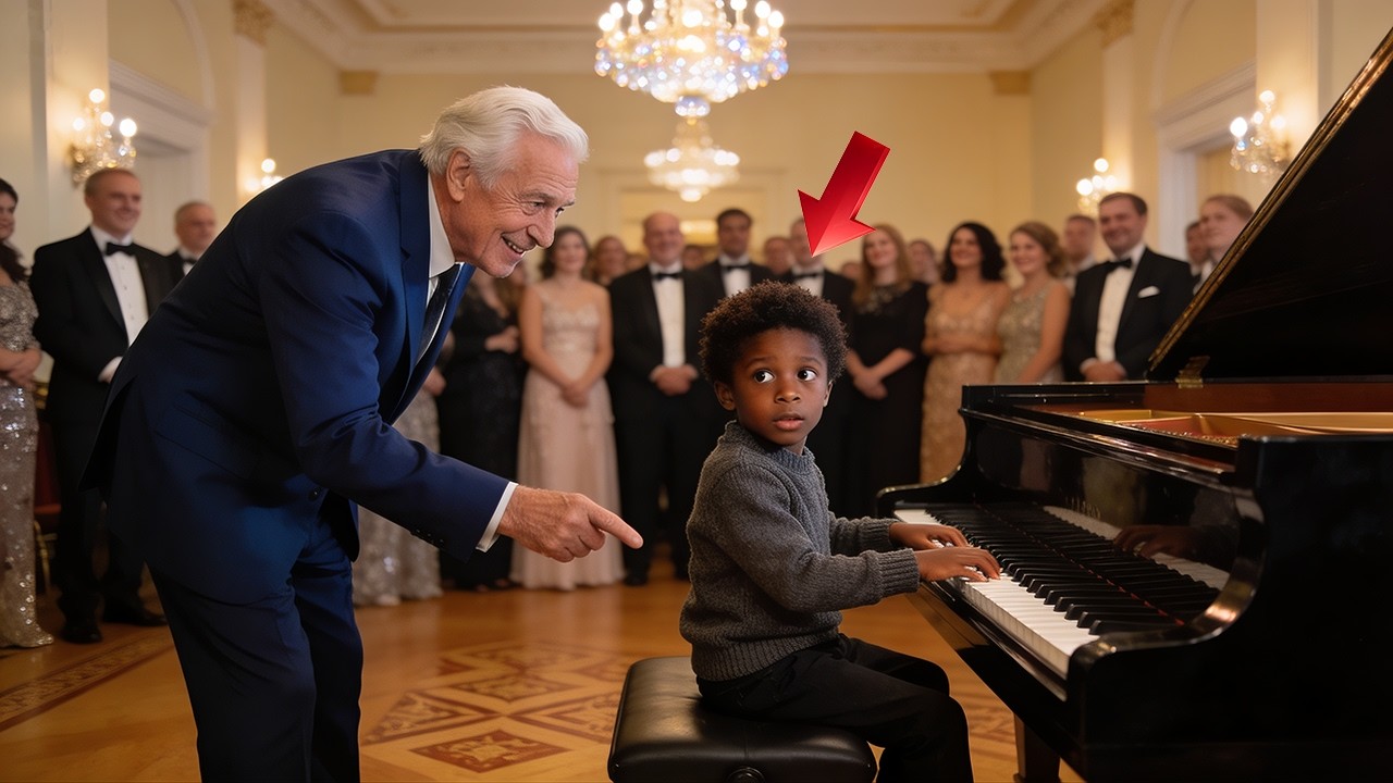 “If You Can Play, I’ll Take You Home,” the Millionaire Joked—Then the Boy’s Music Shook the Crowd