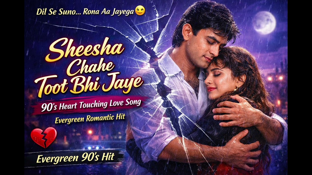 Sheesha Chahe Toot Bhi Jaye 💔 | 90’s Emotional Love Song | No Copyright Music 2026