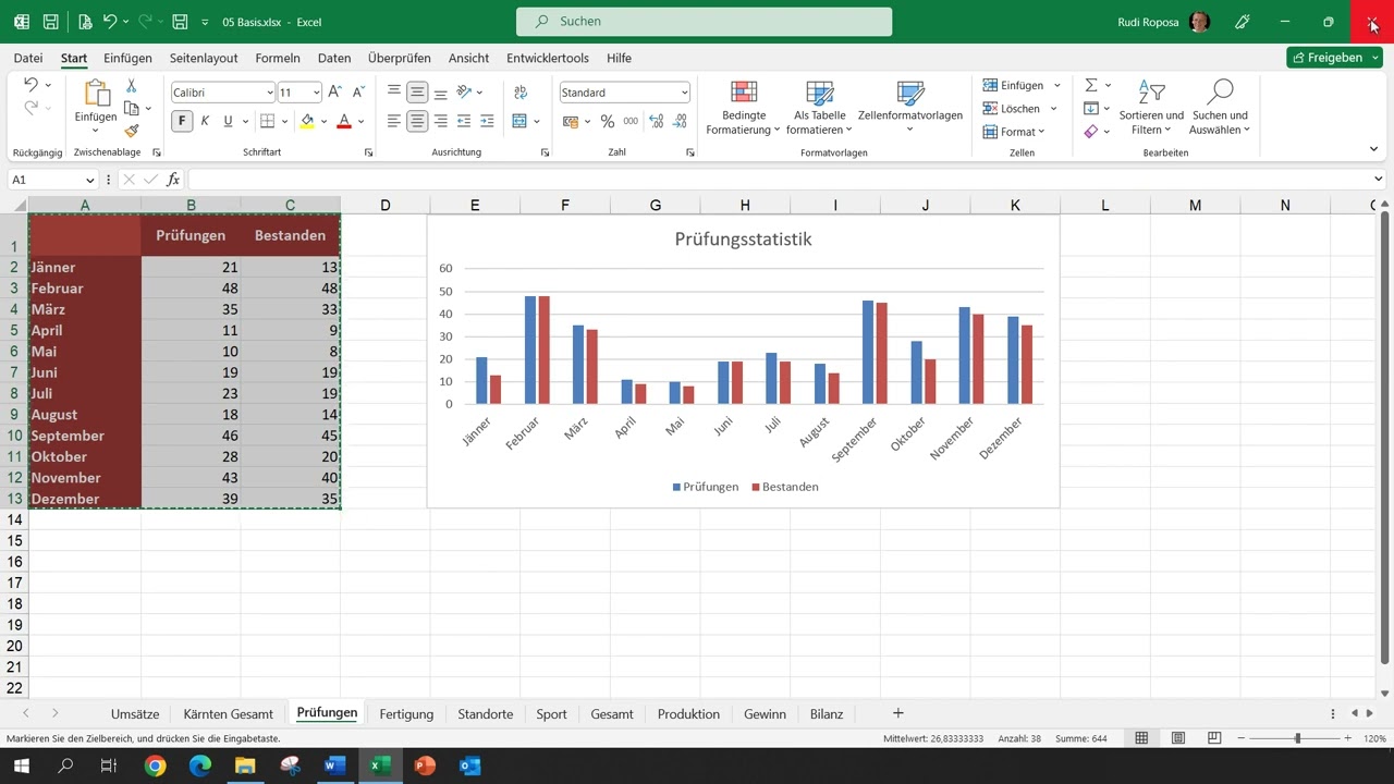 Excel - Verknüpfungen mit Word