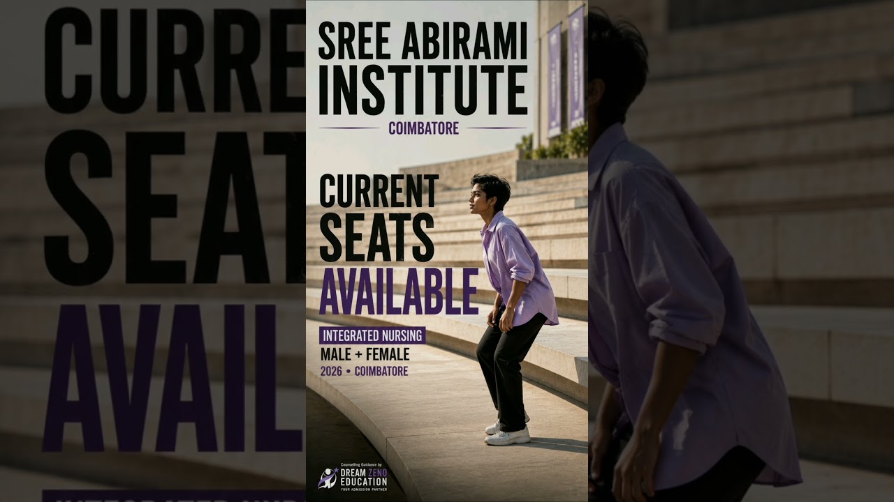 Sree Abirami Integrated Nursing 2026 | Male & Female Seats